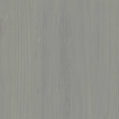 Schuhbank VIGO Grau 106x35x45 cm Massivholz Kiefer