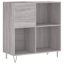 Plattenschrank Grau Sonoma 84,5x38x89 cm Holzwerkstoff