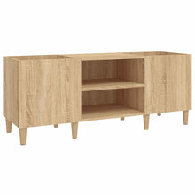 Schallplattenschrank Sonoma-Eiche 121 x 38 x 48 cm Holzwerkstoff