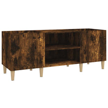 Plattenschrank Räuchereiche 121x38x48 cm Holzwerkstoff