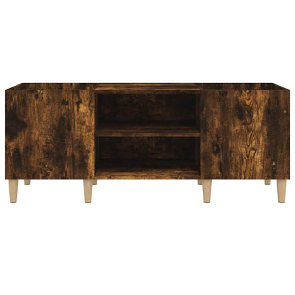 Plattenschrank Räuchereiche 121x38x48 cm Holzwerkstoff