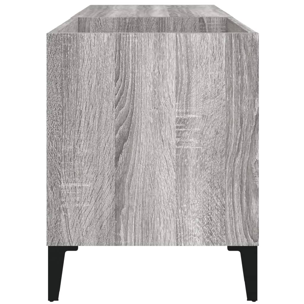 Plattenschrank Grau Sonoma 84,5x38x48 cm Holzwerkstoff