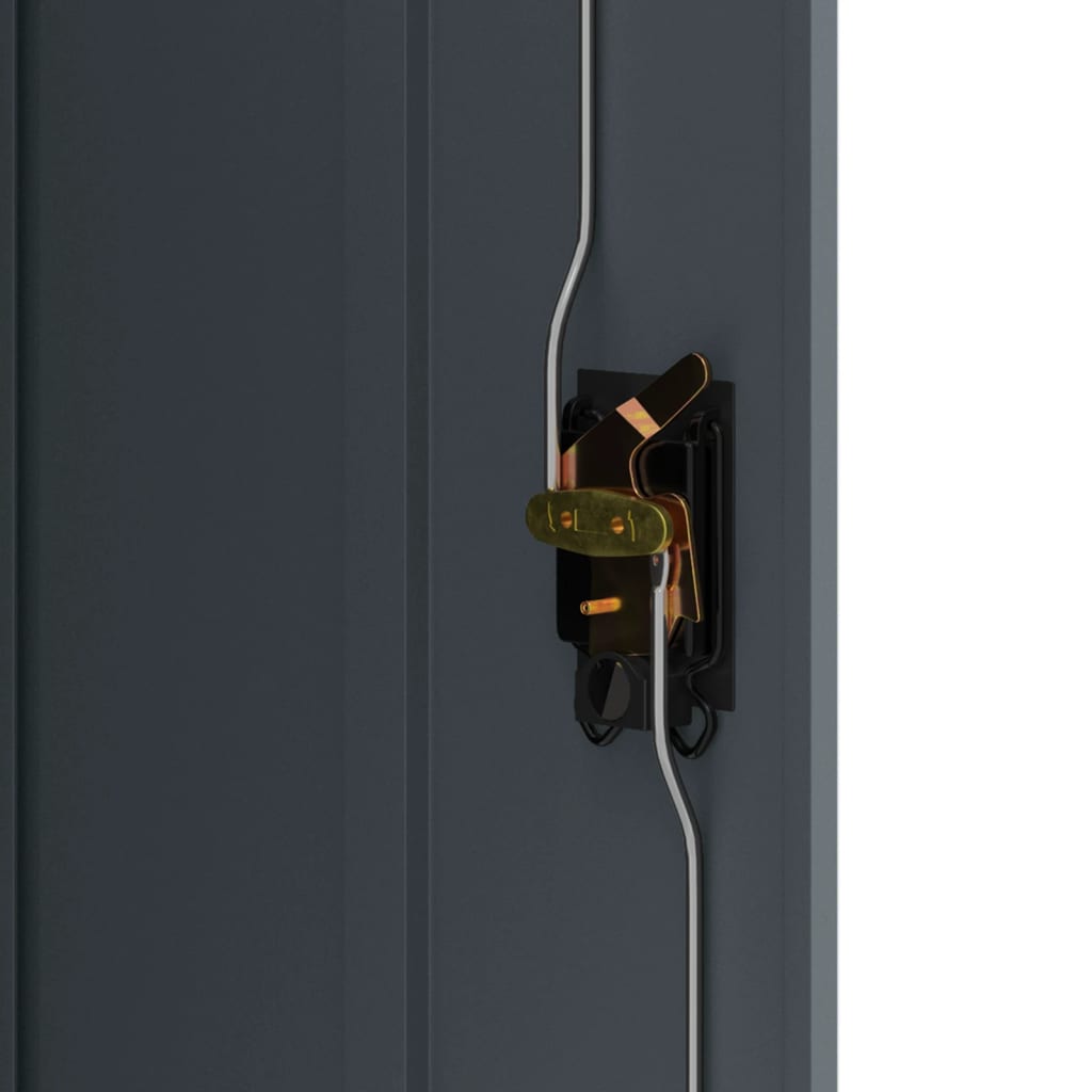 Aktenschrank Anthrazit 90x40x70 cm Stahl