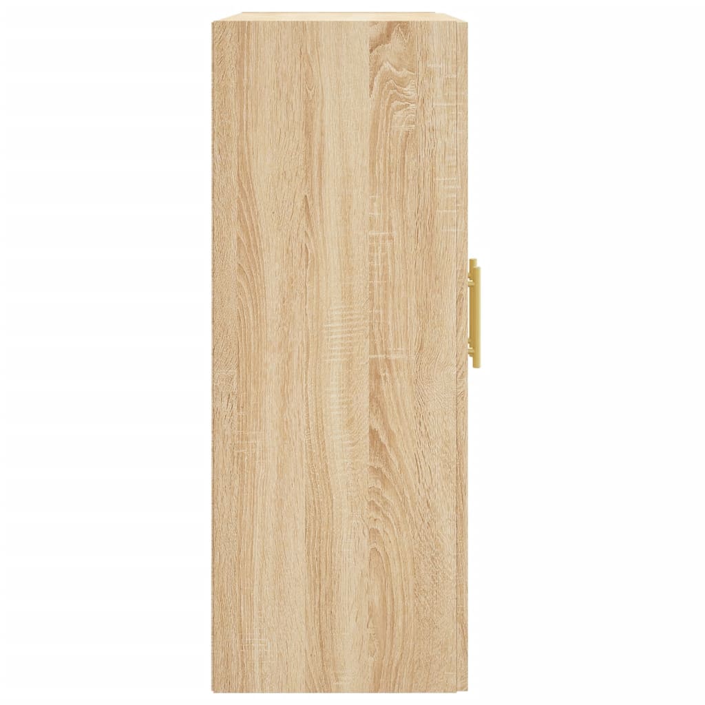 Wandschrank Sonoma-Eiche 69,5x34x90 cm Holzwerkstoff