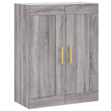Wandschrank Grau Sonoma 69,5x34x90 cm Holzwerkstoff
