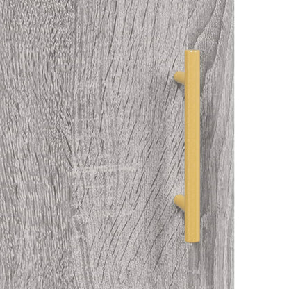 Wandschrank Grau Sonoma 69,5x34x90 cm Holzwerkstoff