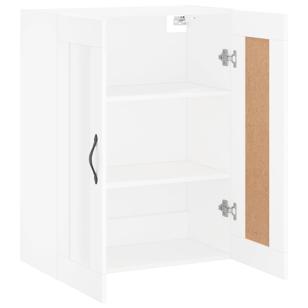 Wandschrank Weiß 69,5x34x90 cm Holzwerkstoff