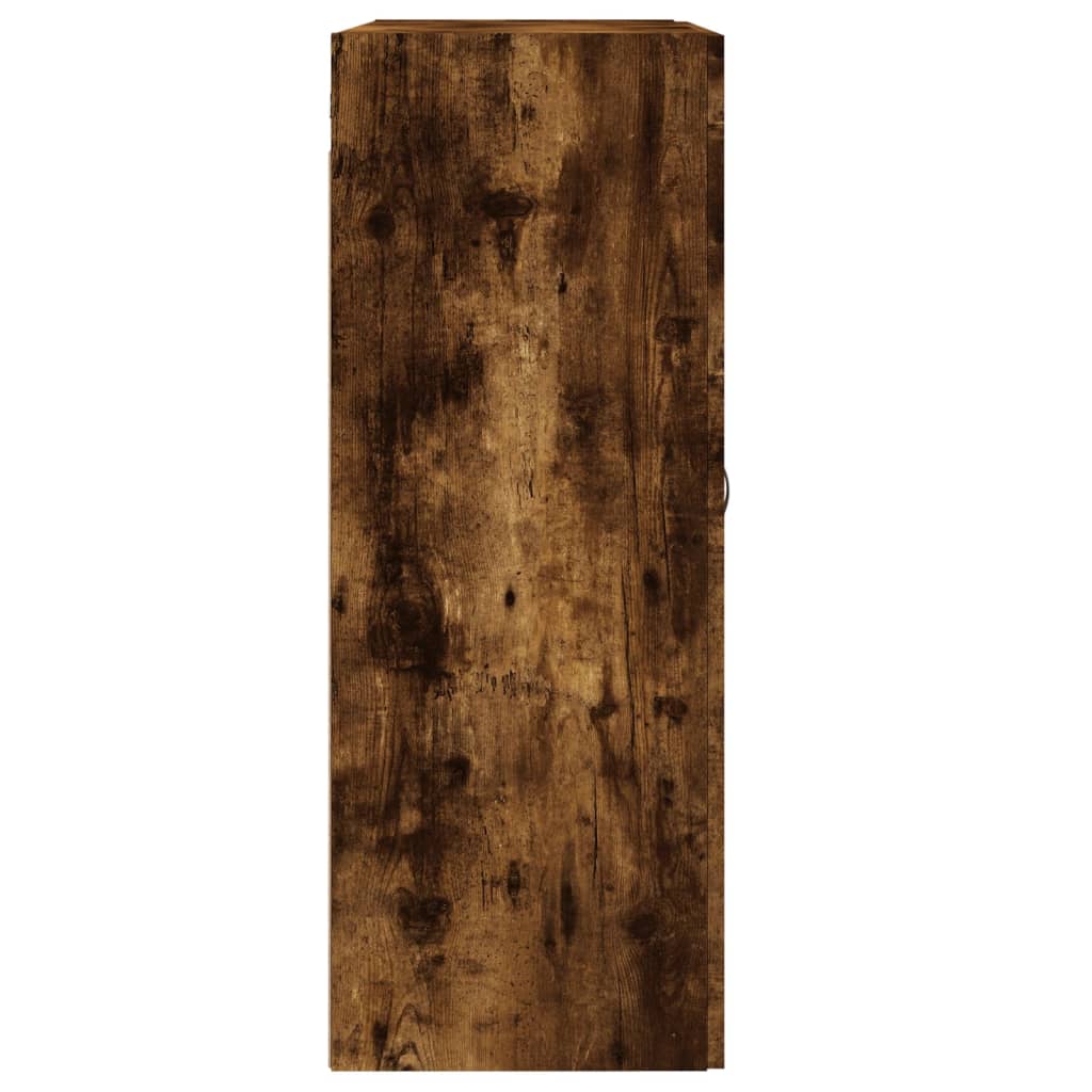 Wandschrank Räuchereiche 69,5x34x90 cm Holzwerkstoff