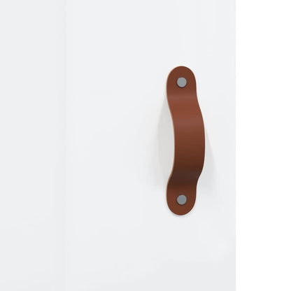 Wandschrank Hochglanz-Weiß 34,5x34x90 cm Holzwerkstoff