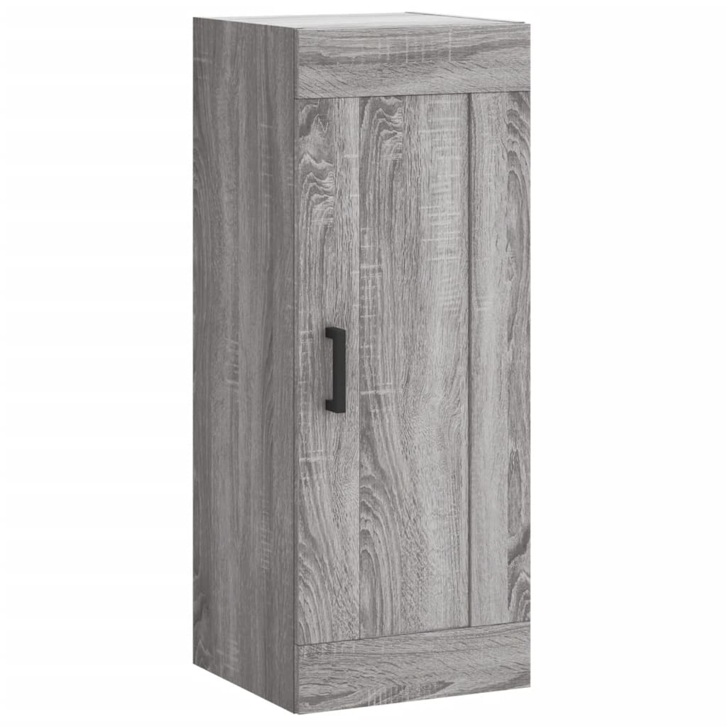 Wandschrank Grau Sonoma 34,5x34x90 cm Holzwerkstoff