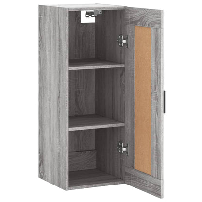 Wandschrank Grau Sonoma 34,5x34x90 cm Holzwerkstoff