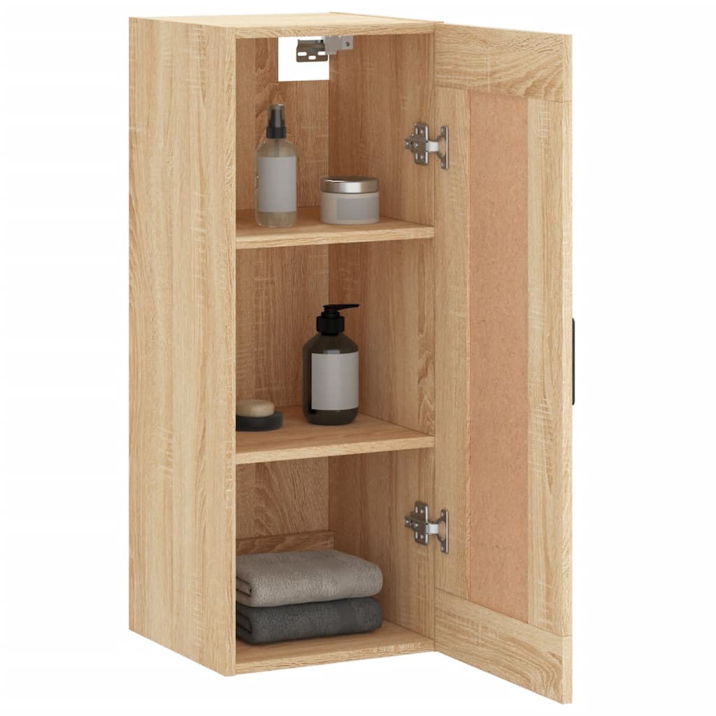 Wandschrank Sonoma-Eiche 34,5x34x90 cm Holzwerkstoff