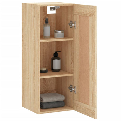 Wandschrank Sonoma-Eiche 34,5x34x90 cm Holzwerkstoff