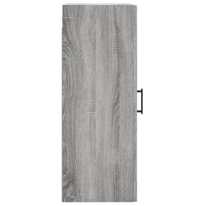 Wandschrank Grau Sonoma 34,5x34x90 cm Holzwerkstoff