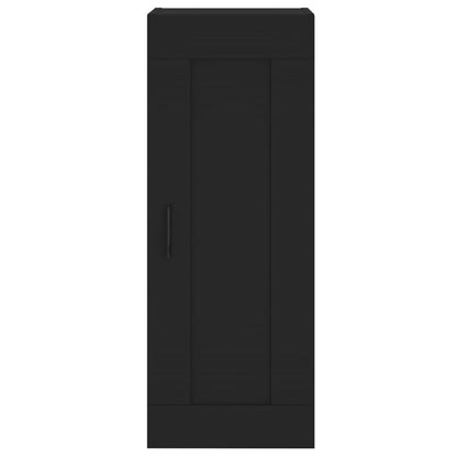 Wandschrank Schwarz 34,5x34x90 cm Holzwerkstoff