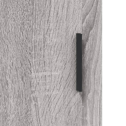 Wandschrank Grau Sonoma 34,5x34x90 cm Holzwerkstoff