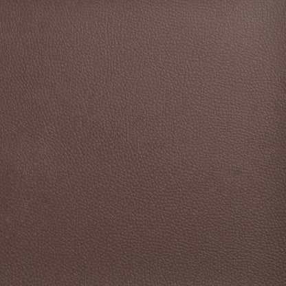 Massagesessel mit Fußteil Braun Kunstleder