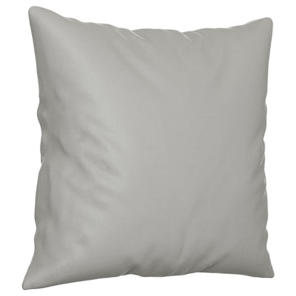 2-Sitzer-Sofa mit Kissen Hellgrau 140 cm Mikrofasergewebe