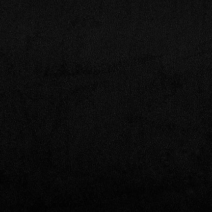 2-tlg. Sofagarnitur mit Kissen Schwarz Mikrofasergewebe