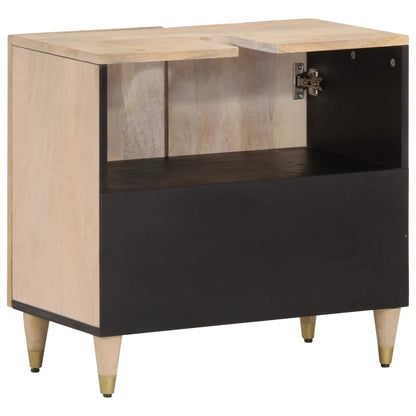 Waschbeckenunterschrank 62x33x58 cm Massivholz Mango