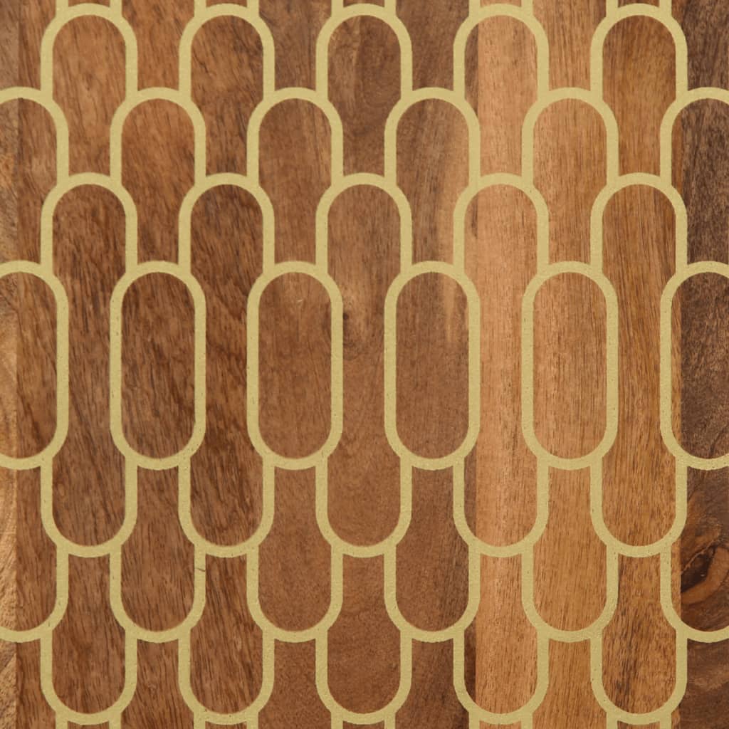 Waschbeckenunterschrank 62x33x58 cm Massivholz Mango