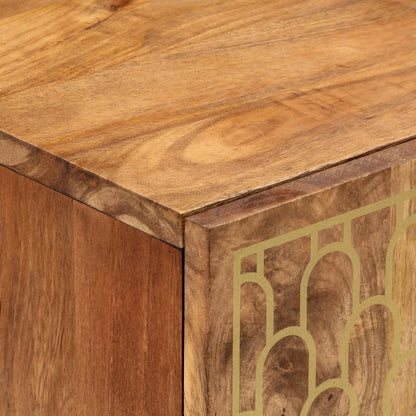 Waschbeckenunterschrank 62x33x58 cm Massivholz Mango