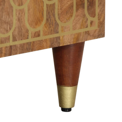 Waschbeckenunterschrank 62x33x58 cm Massivholz Mango