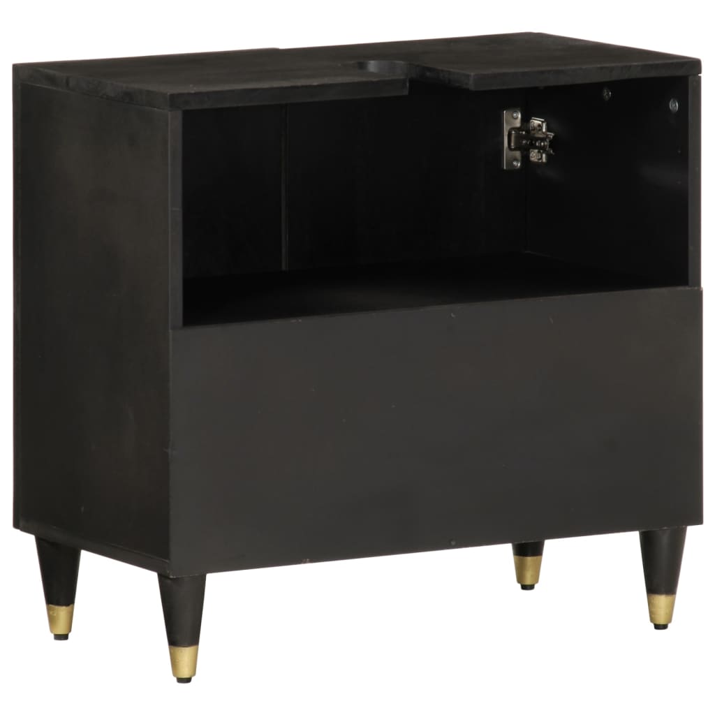 Waschbeckenunterschrank 62x33x58 cm Massivholz Mango