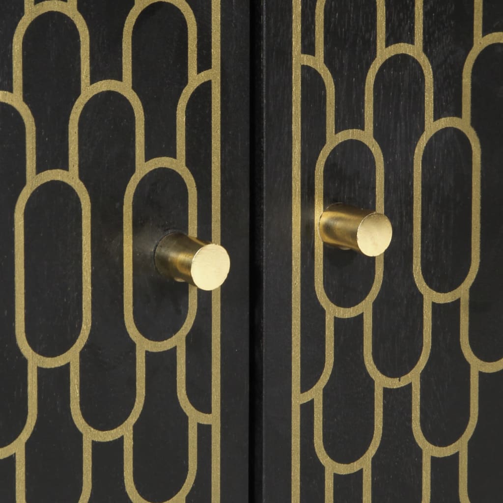 Beistellschrank 60x33x75 cm Massivholz Mango