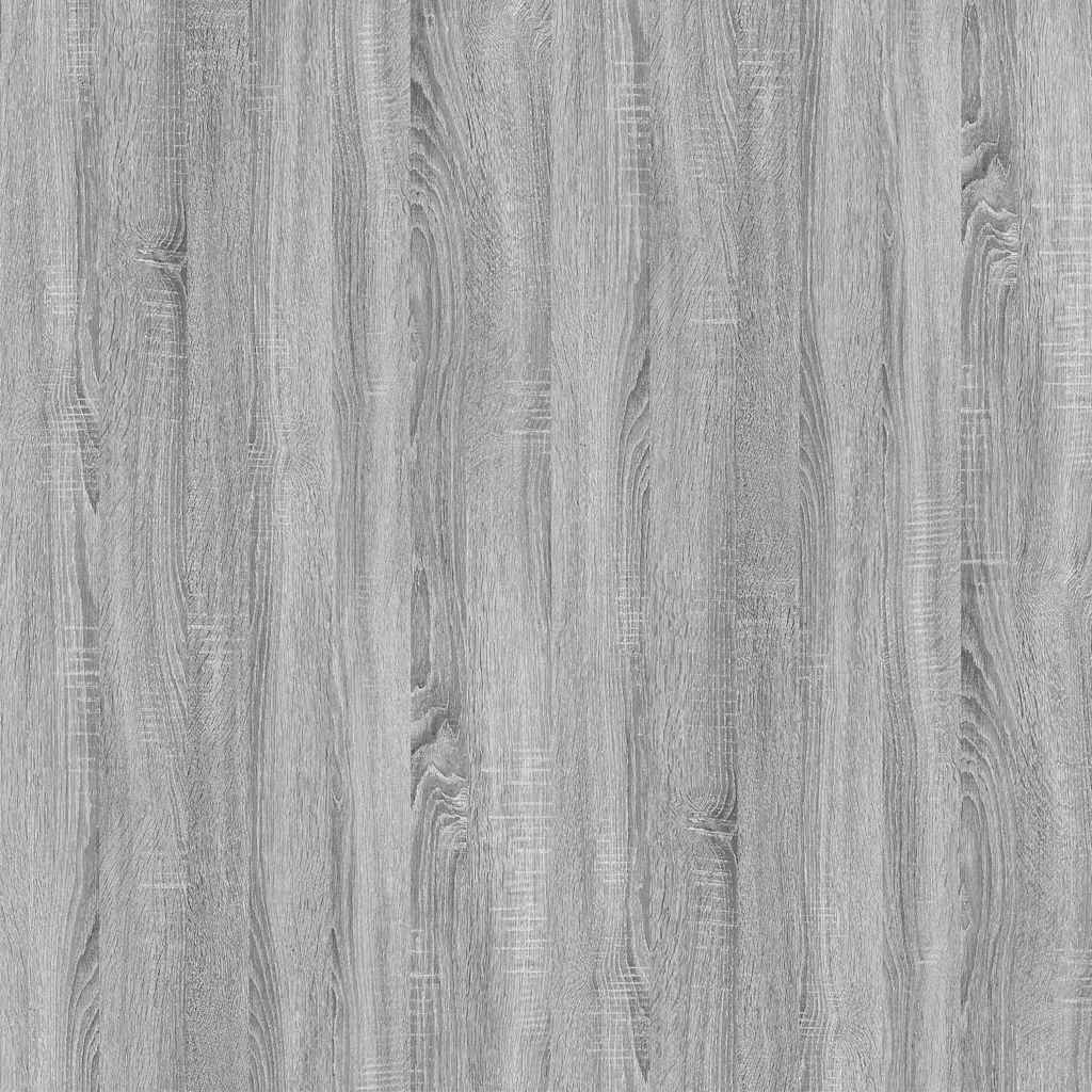 2-tlg. Badmöbel-Set Grau Sonoma Holzwerkstoff