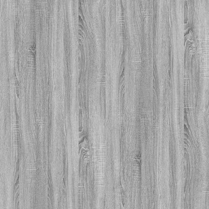 2-tlg. Badmöbel-Set Grau Sonoma Holzwerkstoff