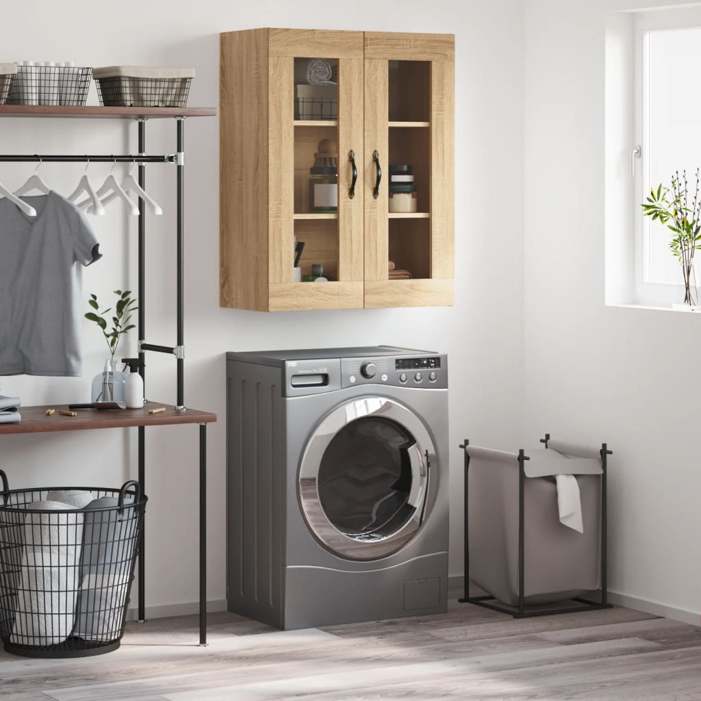 Wandschrank Sonoma-Eiche 69,5x34x90 cm Holzwerkstoff