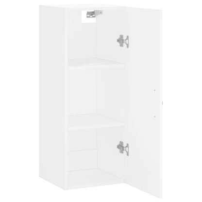 Wandschrank Weiß 34,5x34x90 cm Holzwerkstoff