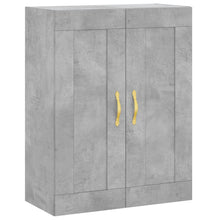 Wandschrank Betongrau 69,5x34x90 cm Holzwerkstoff