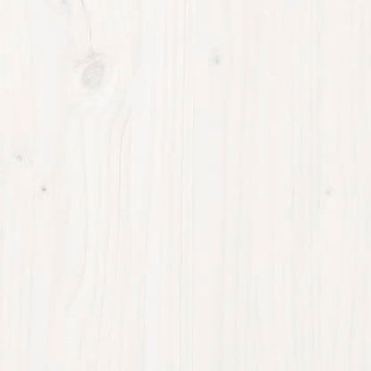 Kinderbett Weiß 80x160 cm Massivholz Kiefer