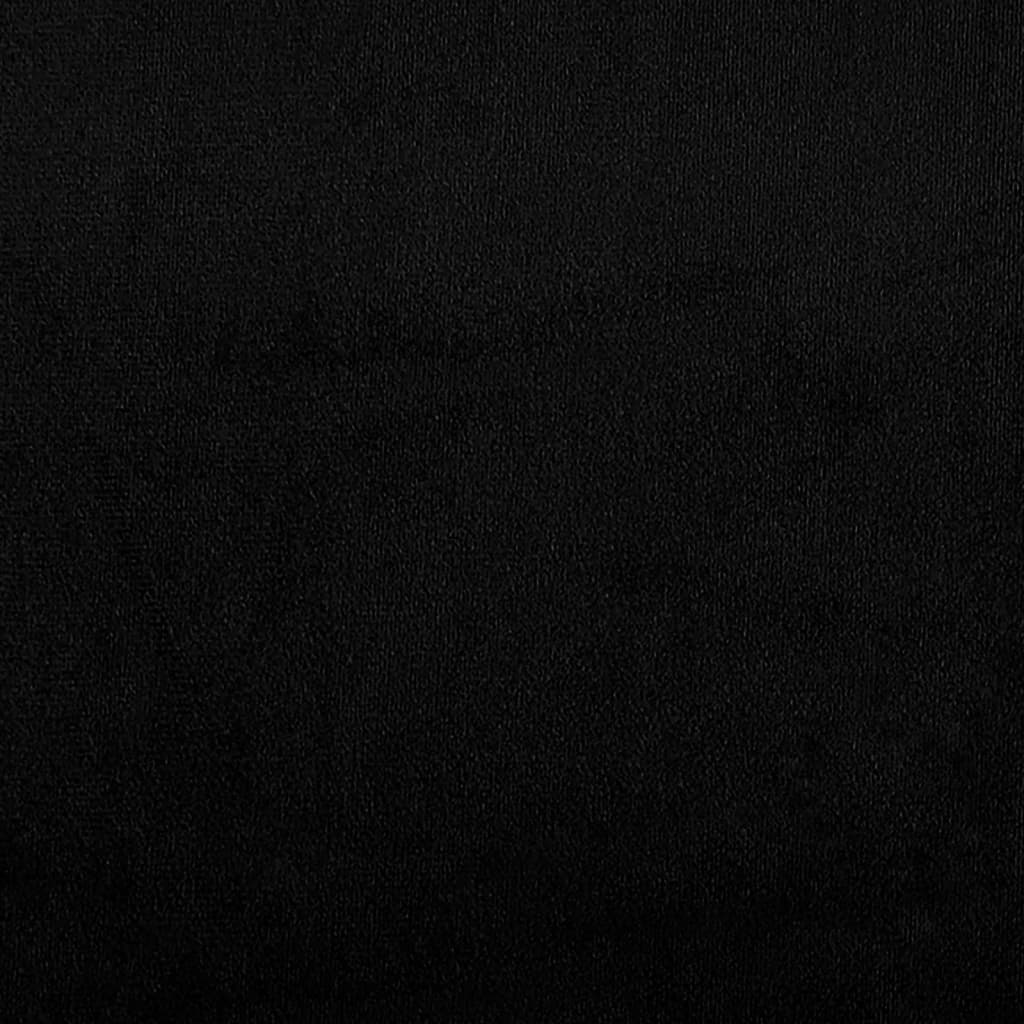 3-Sitzer-Sofa Schwarz 180 cm Mikrofasergewebe