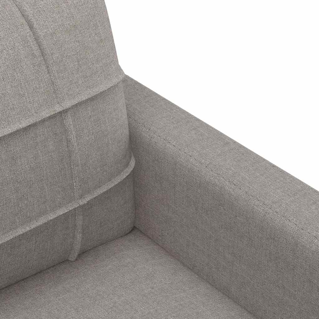 3-Sitzer-Sofa Taupe 180 cm Stoff