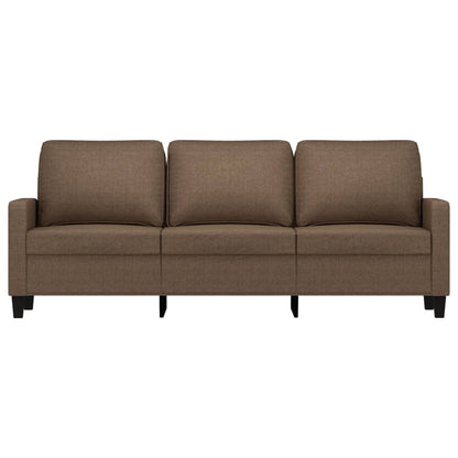 3-Sitzer-Sofa Braun 180 cm Stoff