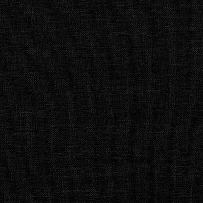 2-Sitzer-Sofa Schwarz 120 cm Stoff