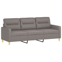 3-Sitzer-Sofa Taupe 180 cm Stoff