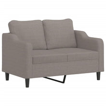 2-Sitzer-Sofa Taupe 140 cm Stoff