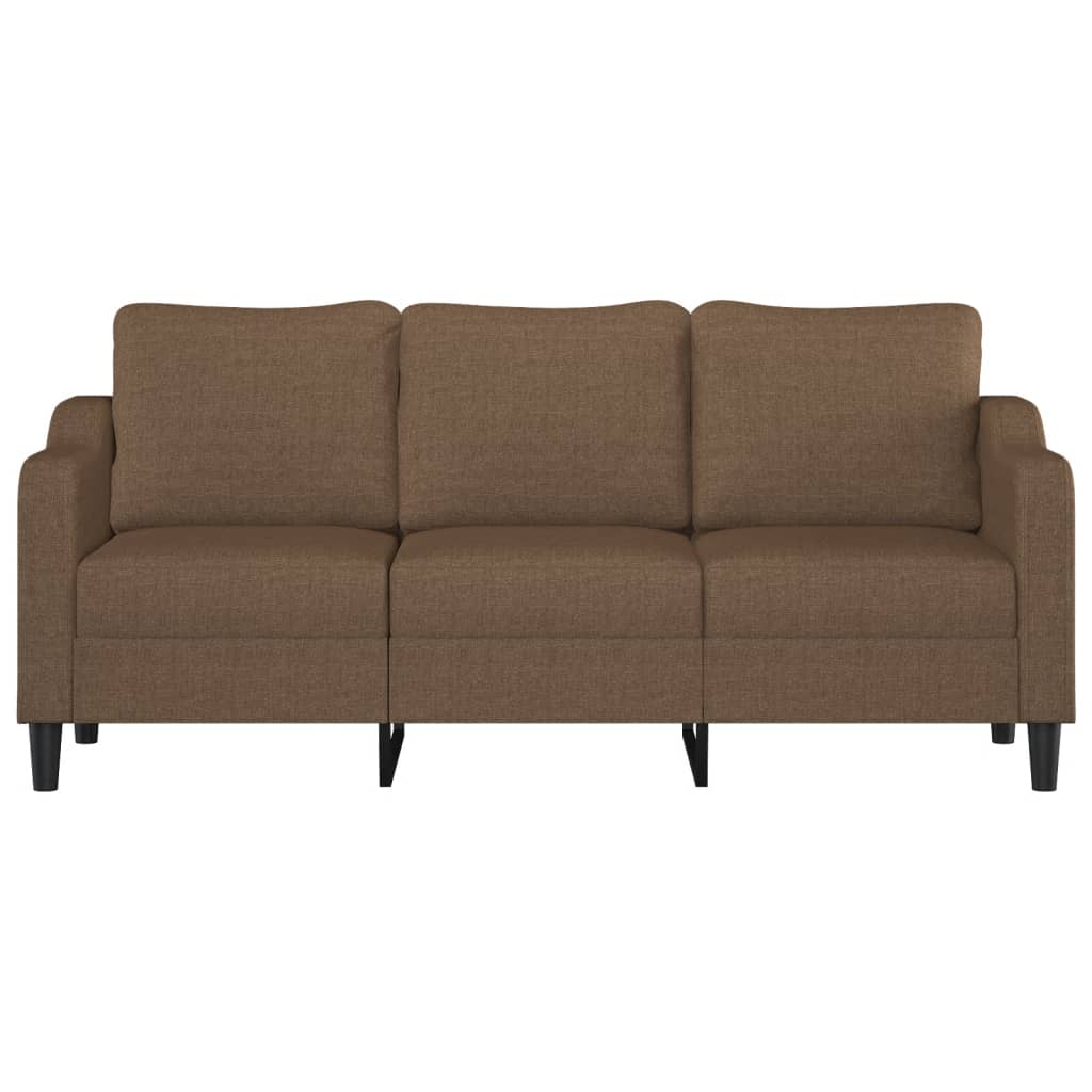 3-Sitzer-Sofa Braun 180 cm Stoff