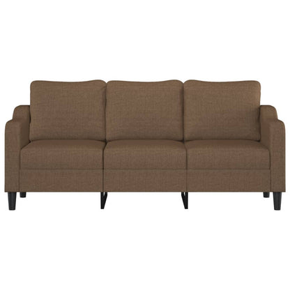 3-Sitzer-Sofa Braun 180 cm Stoff