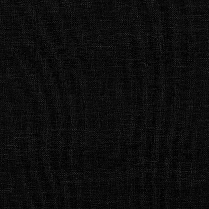 3-Sitzer-Sofa Schwarz 180 cm Stoff