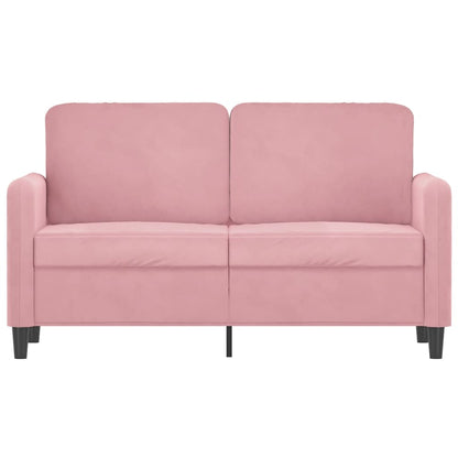 2-Sitzer-Sofa Rosa 120 cm Samt