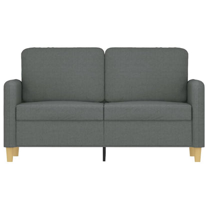 2-Sitzer-Sofa Dunkelgrau 120 cm Stoff