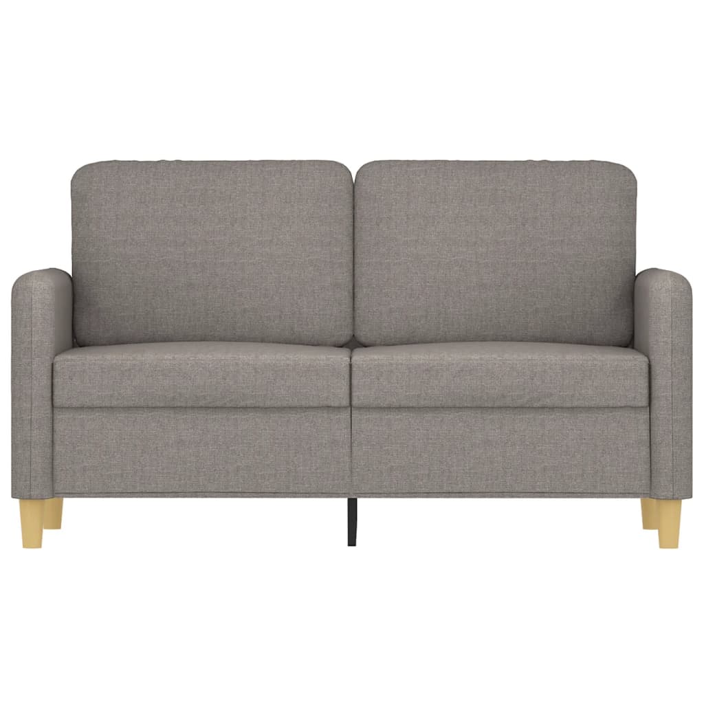 2-Sitzer-Sofa Taupe 120 cm Stoff
