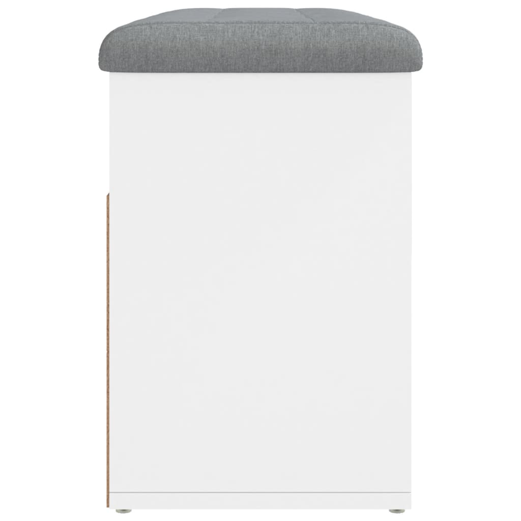 Schuhbank Weiß 82 x 32 x 45,5 cm Holzwerkstoff