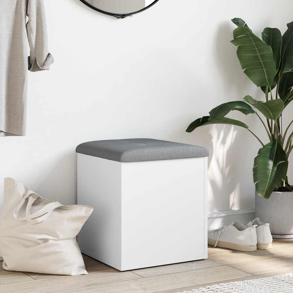 Aufbewahrungsbank Weiß 42 x 42 x 45 cm Holzwerkstoff