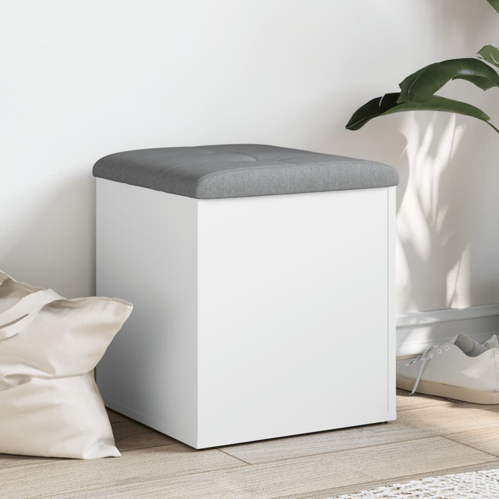 Aufbewahrungsbank Weiß 42 x 42 x 45 cm Holzwerkstoff